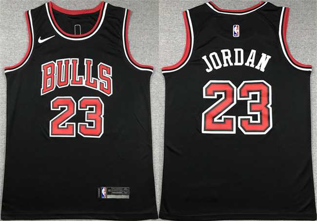 Men%27s Chicago Bulls #23 Michael Jordan Black Stitched Jersey->boston celtics->NBA Jersey